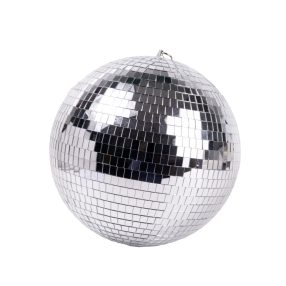 KARÁCSONYI DÍSZ DISCOGÖMB, EZÜST