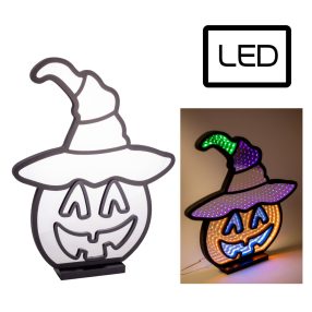 LED HALLOWEEN TÖK, KALAPBAN