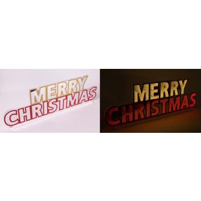 LED  MERRY CHRISTMAS FELIRAT