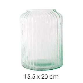 ÜVEG VÁZA, CILINDER, MONACO