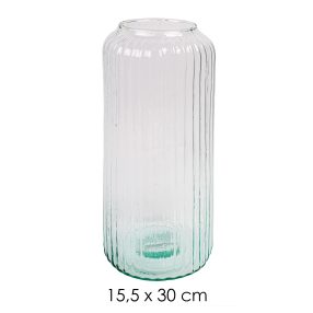 ÜVEG VÁZA, CILINDER, MONACO
