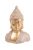 KÜLTÉRI BUDDHA FEJ, ARANY SZÍNŰ ÉS KŐHATÁSÚ