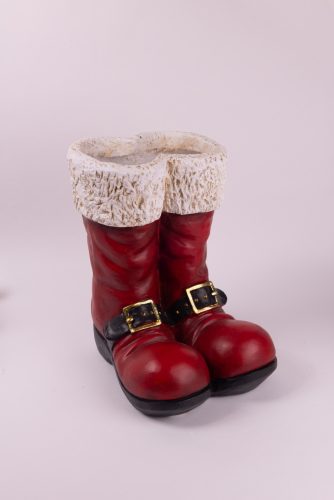 KÜLTÉRI TÉLAPÓ CSIZMA, PIROS, CSATTAL