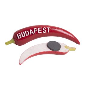 POLIREZIN HŰTŐMÁGNES PIROSPAPRIKA, BUDAPEST FELIRATTAL