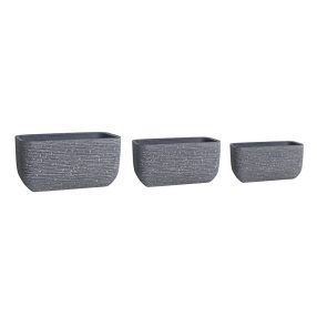 BETON KASPÓ, 3 DARABOS, TÉGLALAP ALAKÚ, SZÜRKE