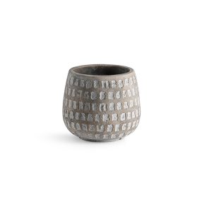 BETONKASPÓ, KEREK, VILÁGOS BARNA
