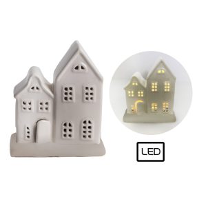 PORCELÁN HÁZ, LEDDEL, SZÜRKE