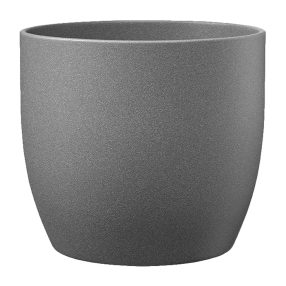 KERÁMIA KASPÓ, BASEL STONE, SÖTÉT SZÜRKE