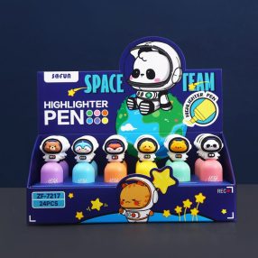 SZÖVEGKIEMELŐ, ŰRÁLLATOS, 6 FÉLE SZÍNBEN