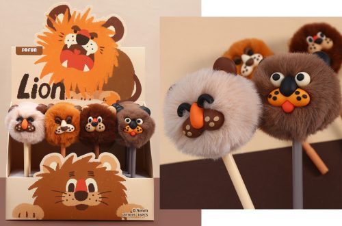 ZSELÉTOLL, OROSZLÁN, POMPOMOS, 0,5MM