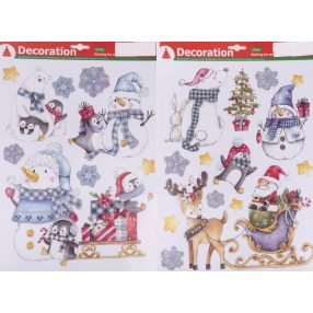 ABLAK MATRICA, KARÁCSONYI, KÉK ÉS FEHÉR