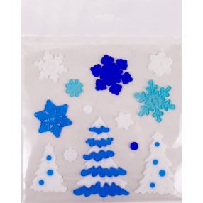 ABLAKZSELÉ HAVAS FENYŐFÁK, JÉGKRISTÁLYOK