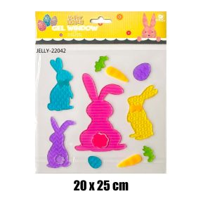 ABLAKZSELÉ SZÍNES NYULAK