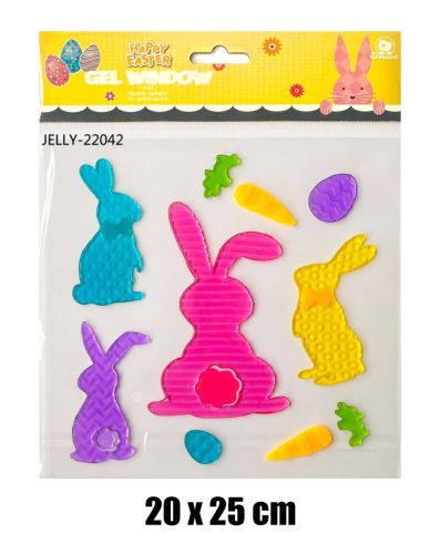 ABLAKZSELÉ SZÍNES NYULAK