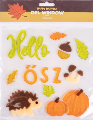 ABLAKZSELÉ SÜNDISZNÓ, HELLO ŐSZ FELIRAT, TÖKÖK