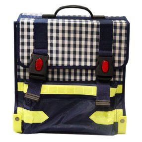 TÁSKA MEREV /KÉK KOCKÁS/