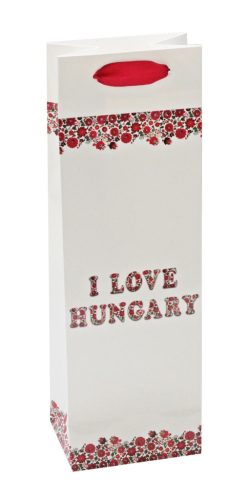 PAPÍRTASAK BOROS, FÉNYES, I LOVE HUNGARY FELIRATTAL