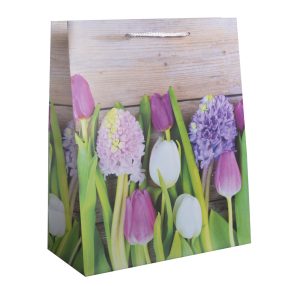 PAPÍRTASAK, FÉNYES, TULIPN ÉS JÁCINT