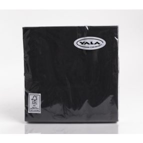 PAPÍR SZALVÉTA 20 DARABOS 3 RÉTEGŰ  FEKETE