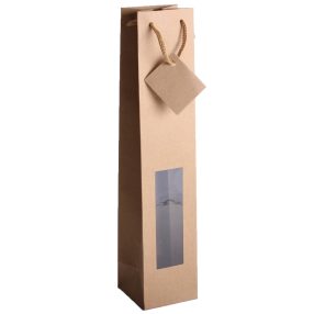   PAPÍRTASAK PÁLINKÁS, KRAFT, ABLAKKAL, 140 g/m2 GRAMMSÚLYÚ