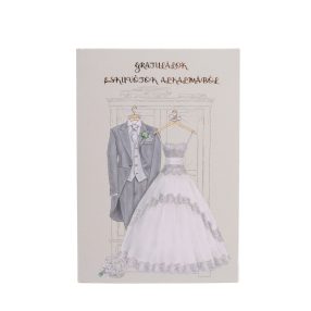   KÉPESLAP+BORÍTÉK, ESKÜVŐRE, GRATULÁLOK ESKÜVŐTÖK ALKALMÁBÓL FELIRATTAL