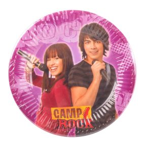 DISNEY PARTY PAPÍR TÁNYÉR, 10 DARABOS, CAMP ROCK