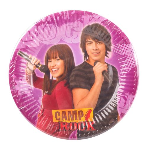DISNEY PARTY PAPÍR TÁNYÉR, 10 DARABOS, CAMP ROCK
