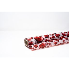 VETEX SZÍVES PIROS  51CM*9M