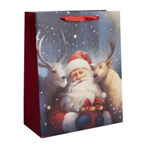 PAPÍRTASAK MATT, MIKULÁS KÉT RÉNSZARVASSAL