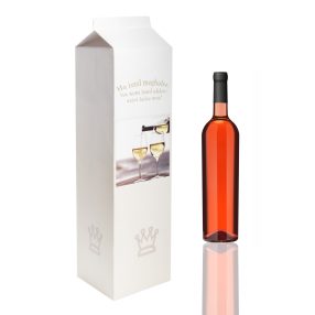   PAPÍRDOBOZ ITALOS, TEJESDOBOZ ALAKÚ, HA ISZOL MEGHALSZ?. FELIRAT