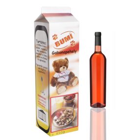 PAPÍRDOBOZ ITALOS, TEJESDOBOZ ALAKÚ, GABONAPEHELY FELIRAT