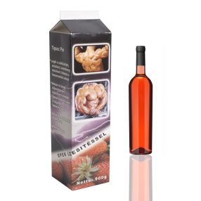   PAPÍRDOBOZ ITALOS, TEJESDOBOZ ALAKÚ,  GYÚRUNK VAZZE! FELIRAT