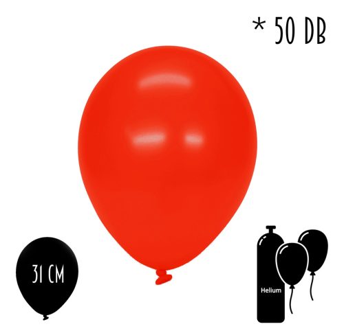 GUMI LUFI SZETT, 50 DARABOS, METÁL PIROS