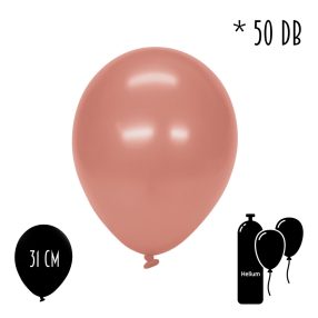 GUMI LUFI SZETT, 50 DARABOS, METÁL ROSEGOLD