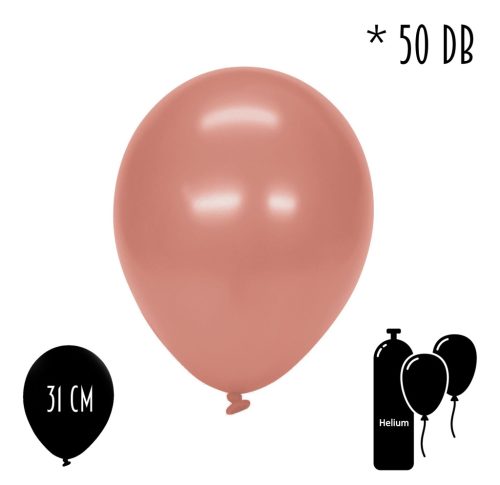 GUMI LUFI SZETT, 50 DARABOS, METÁL ROSEGOLD