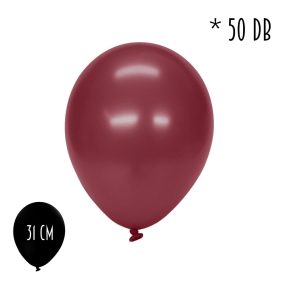 GUMI LUFI SZETT, 50 DARABOS, METÁL BURGUNDI