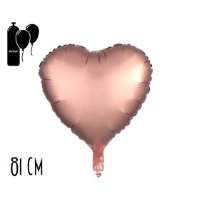 LUFI METÁL SZÍV ROSEGOL81CM