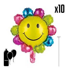 LUFI ALAKOS, SZETTBEN, 10 DARABOS, PÁLCÁVAL, VIRÁG