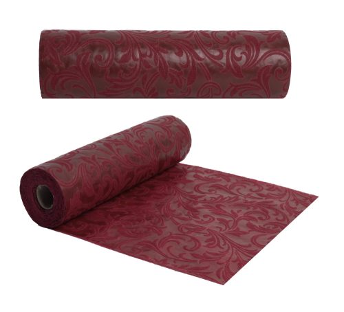 DEKOR CSOMAGOLÓANYAG, NON-WOVEN, INDA MINTÁS, BORDÓ