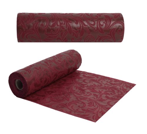 DEKOR CSOMAGOLÓANYAG, NON-WOVEN, INDA MINTÁS, BORDÓ