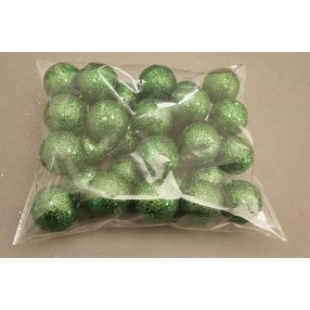 HUNGAROCELL GOLYÓ 30 DARABOS GLITTER ZÖLD