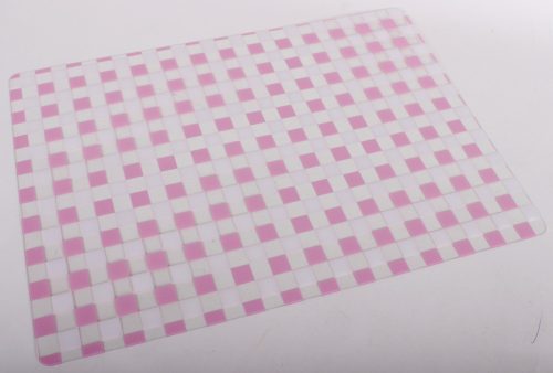 MŰANYAG ALÁTÉT KOCKA PINK/FEHÉR