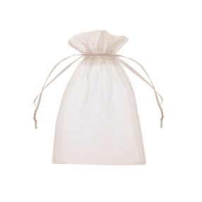 ORGANZA SZÜTYŐ, 12 DARABOS, KRÉM