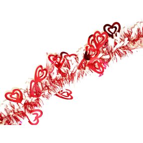 KARÁCSONYI BOA, SZÉLES SZÍVVEL, PIROS