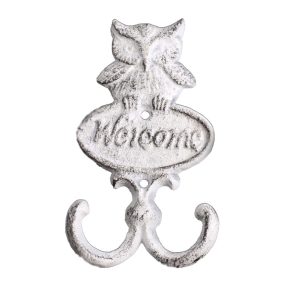 ÖNTÖTT VAS FOGAS, BAGOLY, WELCOME FELIRAT, FEHÉR