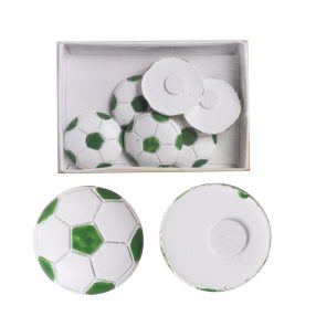   POLIREZIN ÖNTAPADÓS FOCILABDA SZETT, 6 DARABOS, FEHÉR VAGY ZÖLD