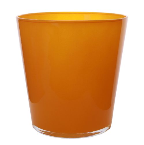 ÜVEG KASPÓ  V ALAKÚ  SÁRGA