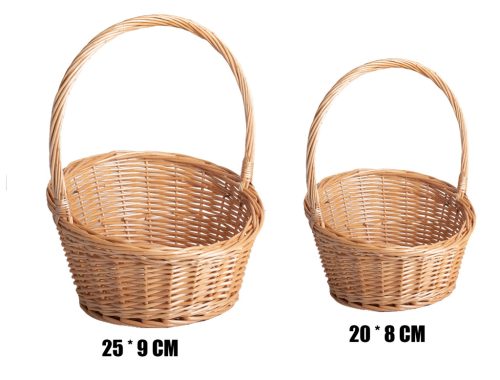 KOSÁR, FONOTT, KÖR ALAKÚ, SZETTBEN, 2 DARABOS, FÜLLEL, MÉZ SZÍNŰ