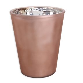 ÜVEG KASPÓ V ALAKÚ KÖR BRONZ METÁL