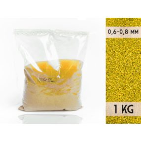 DEKOR HOMOK MIKRÓ MÉRETŰ SÁRGA